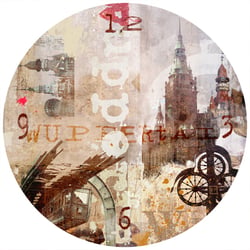 Wanduhrmotiv: Wuppertal 1