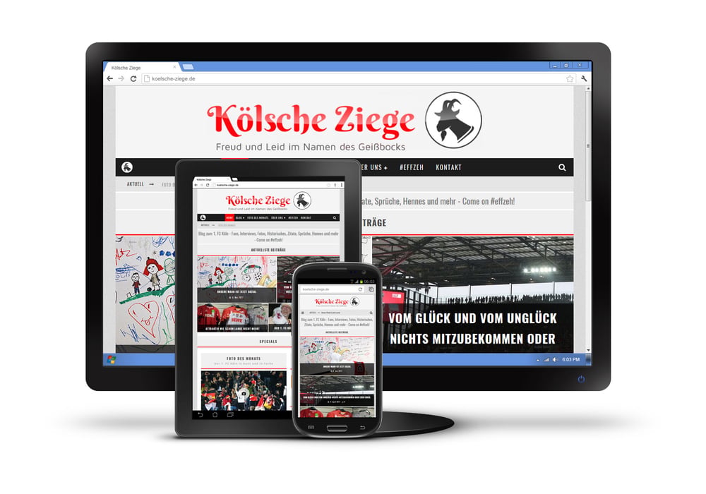 Kölsche Ziege – Responsive Webdesign
