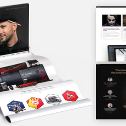 Website of a Freelance Creative Director from Germany