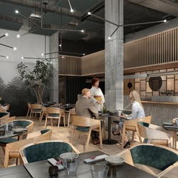 Restaurant in der Markthalle