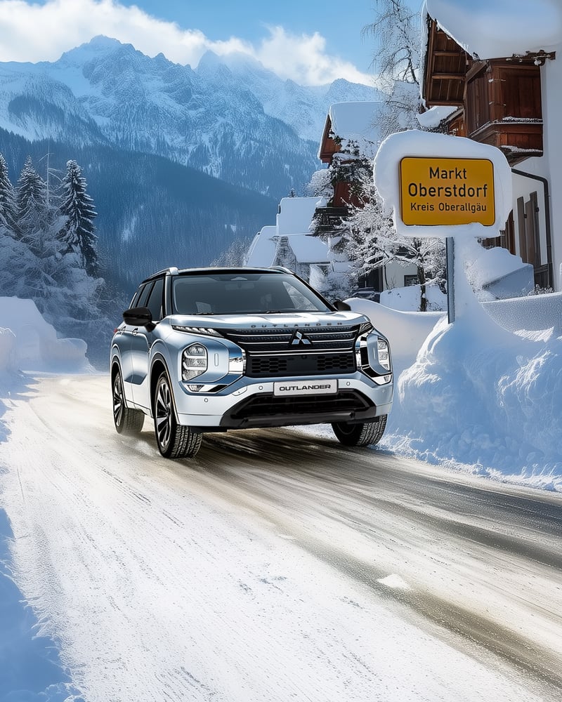 Der Mitsubishi Outlander auf der Reise von Japan nach Deutschland
