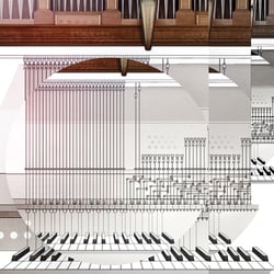 Inside music. Editorial illustration. Detail.
