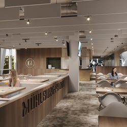 Innenvisualisierung der Premium Lounge im neuen Karlsruher Stadion