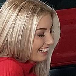 Maske für Ex Mrs. Germany Soraya für VW Werbespot