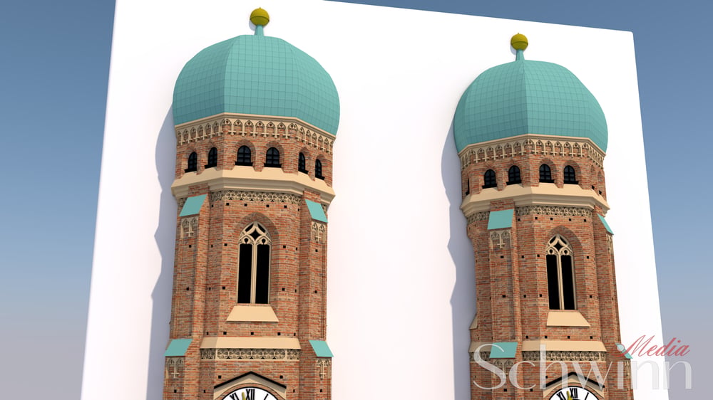 Frauenkirche –  Magnetpin – 2 Türme