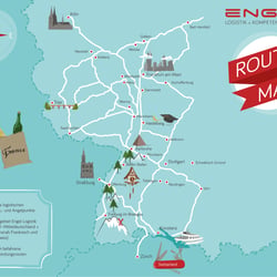 Engel Logistik GmbH & Co. KG Route Map