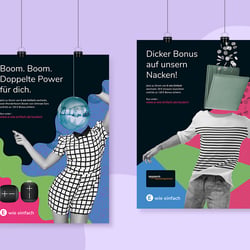 E wie einfach – Plakate