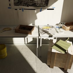 Detail-Ansicht aus der VR-Umgebung