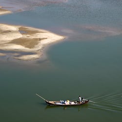 Ayawaddy River over Saigain