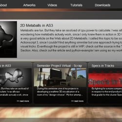 Flash Microsite