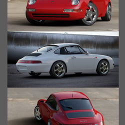 Porsche Modelling und VRED Rendering