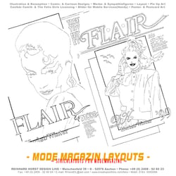 Foto-/Titellayouts für einen Katalog