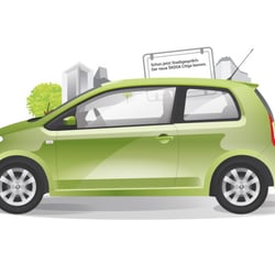 Skoda Citigo Sticker Layoutillustration