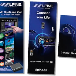 Anzeigenserie Alpine Electronics