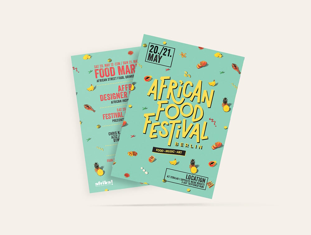 African Food Festival Berlin – Flyer