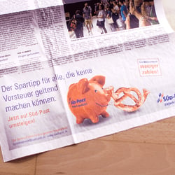 Anzeige „Sparschwein“