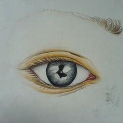 Buntstiftzeichnung)
