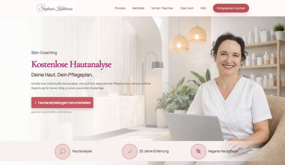 Hero Stephanie Kuhlmann Website