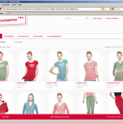 Konzeption & Design: blutsgeschwister onlineshop (bei Maria GmbH)