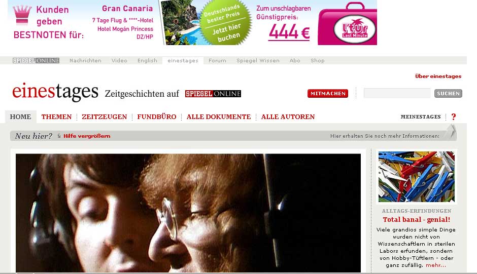 XHTML und CSS-Umsetzung & Werbemittel-Einbindung für Quality-Channel