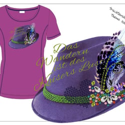 Trachtenshirt mit Print und Stick