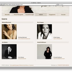 Galerie der Website – Iris Berben
