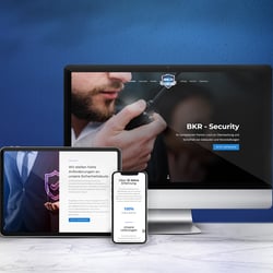 Webdeisgn Referenz für Security Service