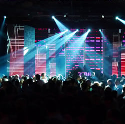 3D Mapping Bühnenshow
