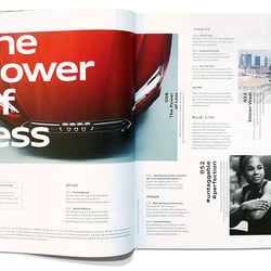 Audi Magazin Ausgabe N°04/16 – Inhaltsverzeichnis  (copyright: Audi AG)