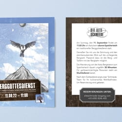 AlteSchmiede – Berggottesdienst Flyer