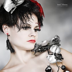 white orchid.