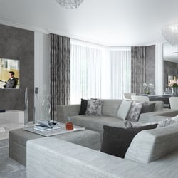 Wohnzimmer mit Essbereich