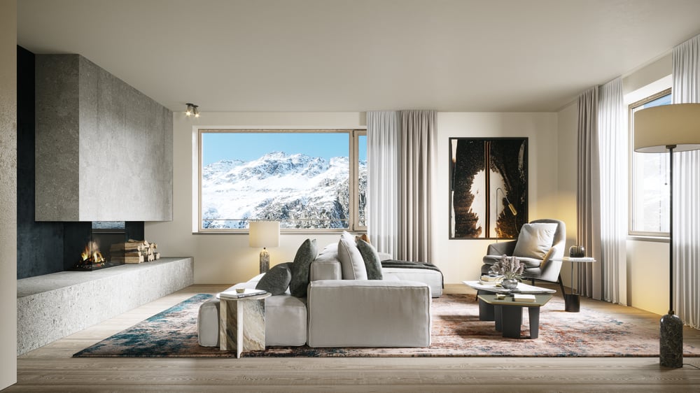 Innenvisualisierung Haus Altera und Haus Koya