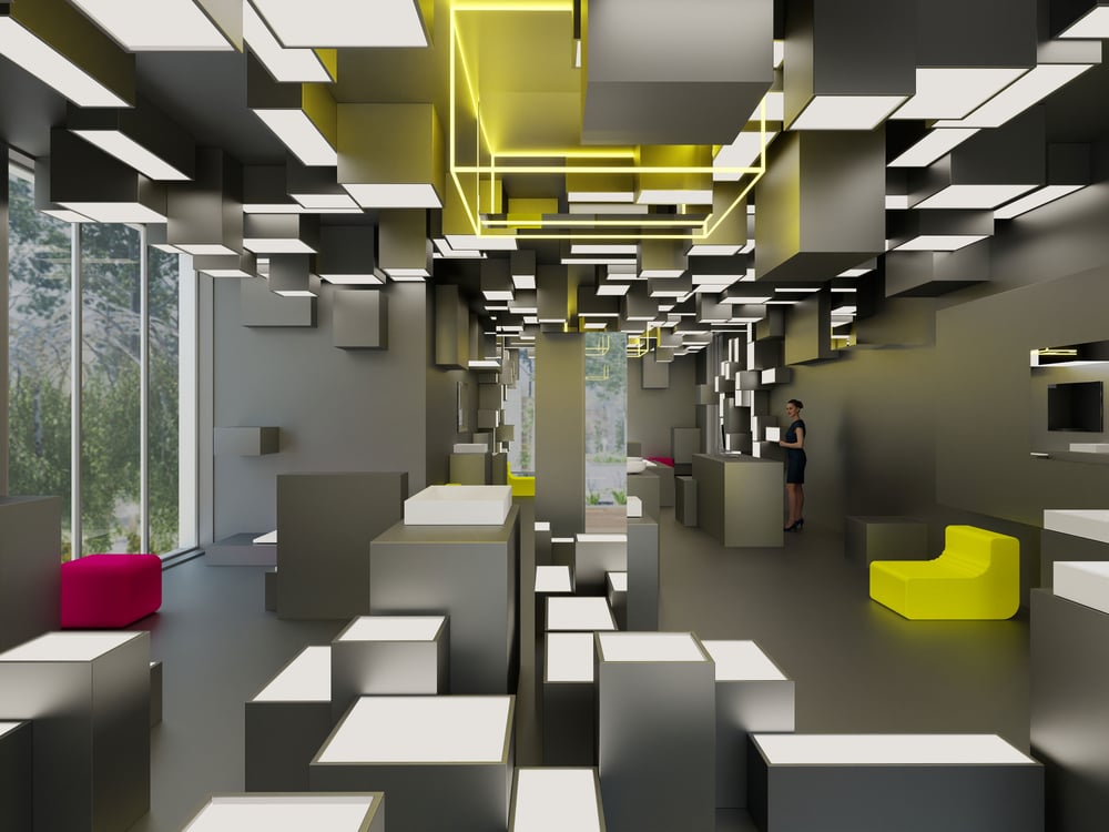 Designkonzept Sanitär-Showroom
