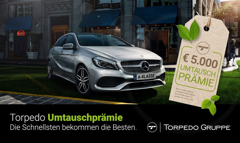 Crossmediale Werbekampagne für Mercedes-Benz-Modelle.