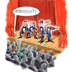 Cartoon für Kundenmagazin