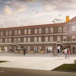 Architekturvisualisierung Fischereihafen Restaurierung