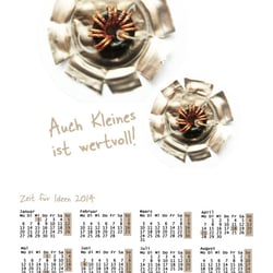 Kalender 2014 – wertvoller Müll