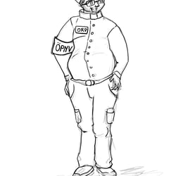 ÖPNV Mietarbeiter_ 2 D digitale Zeichnung