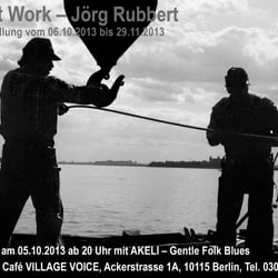 Ausstellungsplakat „Men At Work“