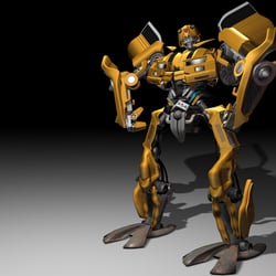 2. Platz bei einem Transformer-Modeling-Wettbewerb von cgnetwork