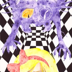 Alice (Illustration und Kalligraphie)