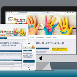 Website Praxis für Ergotherapie Stefanie Bauer