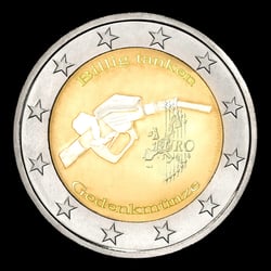 Gedenkmünze „Billig Tanken“