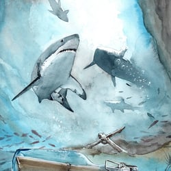 Illustration mit Aquarellfarben
