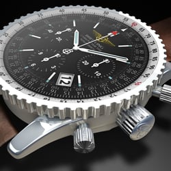 Uhr (Breitling Navitimer) 3D Illustration