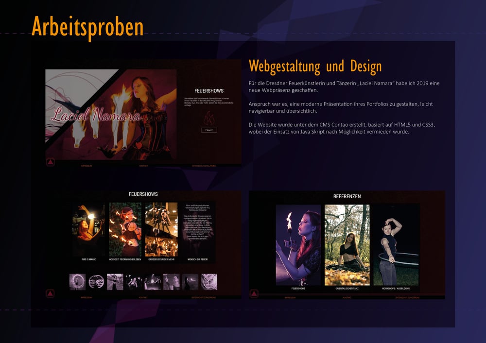 Webdesign: Laciel Namara