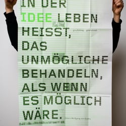 european school of design / poster