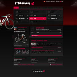 Fokus Bikes – Screendesign – Pitch