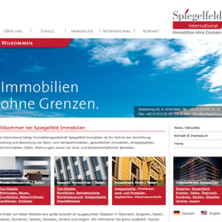 spiegelfeld immobilien. design & joomla 1.5